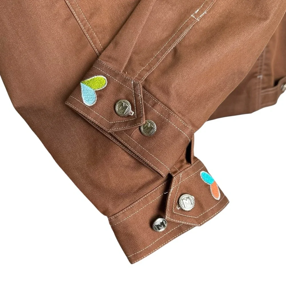 Bob Mackie Wearable Art Women's XL Matching Set Embroidered Jacket Pants Wetern - Picture 8 of 15